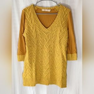 Pilcro & the Letterpress Cable Knit Sweater